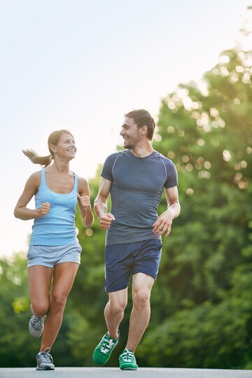 A healthy fitness health- running